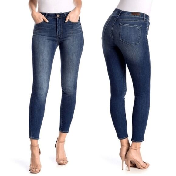 ARTICLES OF SOCIETY Dark Wash Skinny/Raw Hem 26 - Picture 1 of 8